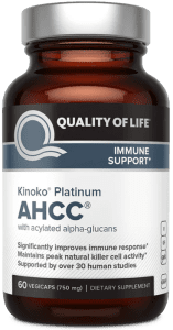 Kinoko Platinum AHCC 750mg برای تقویت سیستم ایمنی و حمایت از سلامت عمومی بدن.
