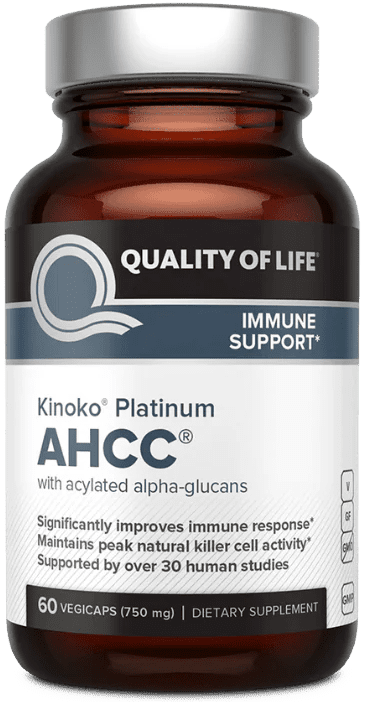 Kinoko Platinum AHCC 750mg برای تقویت سیستم ایمنی و حمایت از سلامت عمومی بدن.