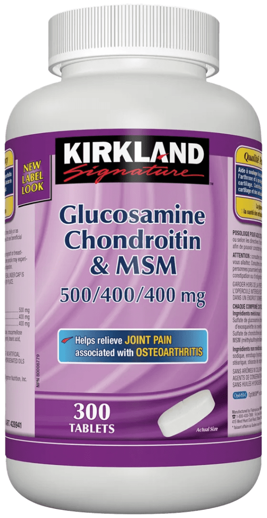Kirkland Signature Glucosamine برای تقویت مفاصل، کاهش خشکی و بهبود انعطاف‌پذیری بدن