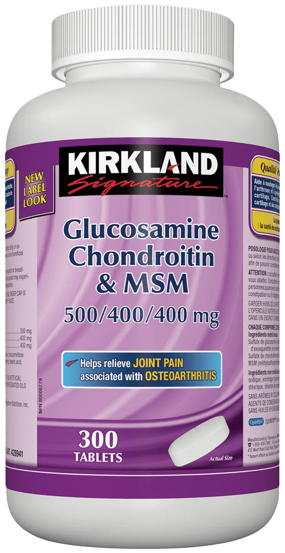 Kirkland Signature Glucosamine برای تقویت مفاصل، کاهش خشکی و بهبود انعطاف‌پذیری بدن