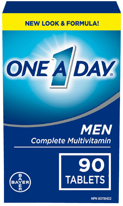 مولتی‌ویتامین Bayer One A Day Men’s Complete برای افزایش انرژی، سلامت قلب و تقویت سیستم ایمنی آقایان.