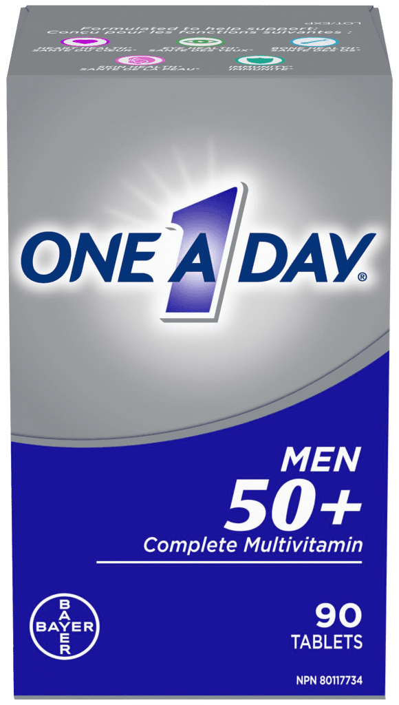 Bayer One A Day Men 50+ Complete Multivitamin – مکمل روزانه آقایان بالای ۵۰ سال | تیام هلث
