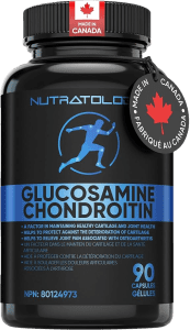 NUTRATOLOGY Glucosamine & Chondroitin 1500MG برای تقویت مفاصل، حفظ سلامت غضروف و کاهش درد مفصلی