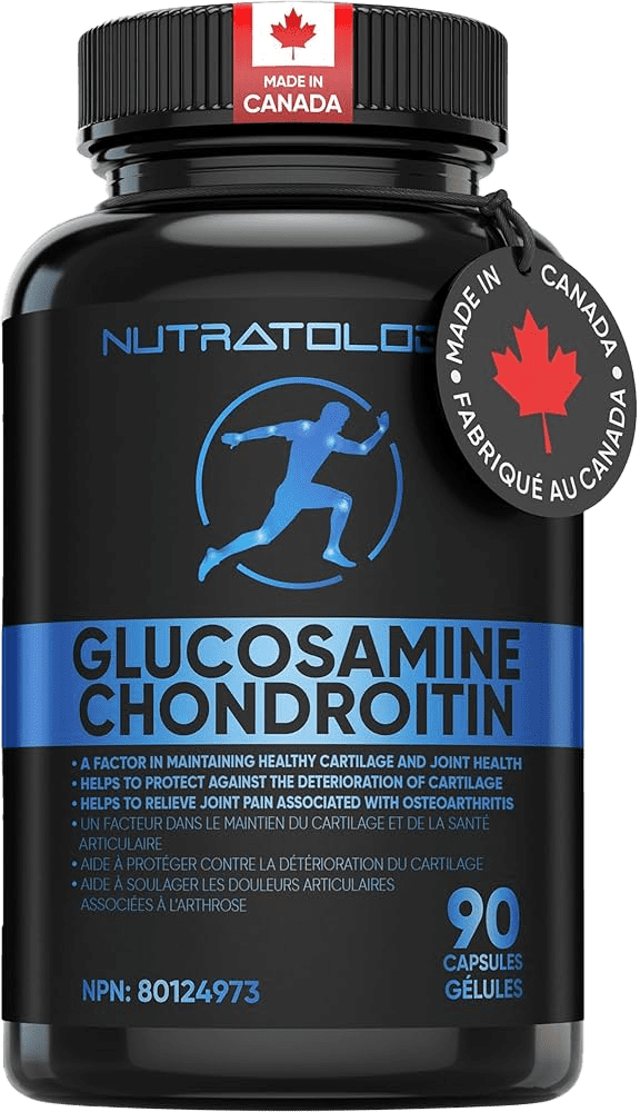 NUTRATOLOGY Glucosamine & Chondroitin 1500MG برای تقویت مفاصل، حفظ سلامت غضروف و کاهش درد مفصلی